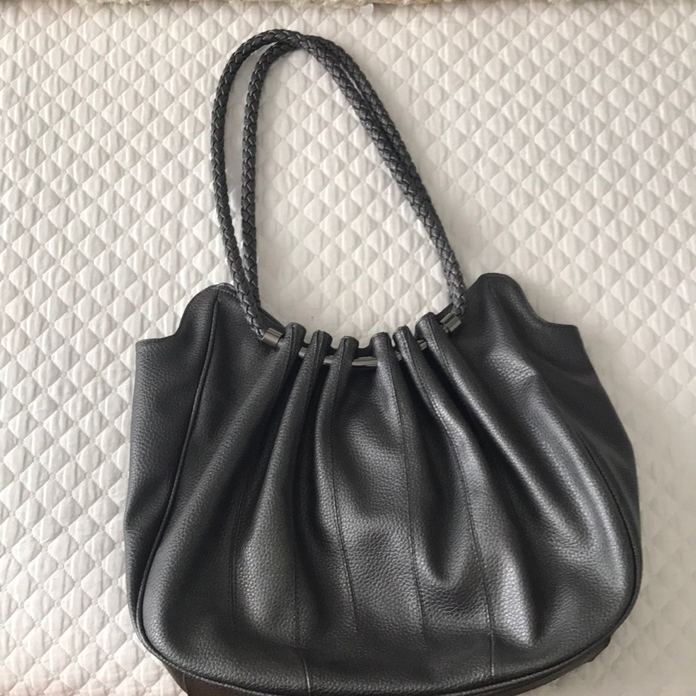 Sondra Roberts Slate gray shoulder bag